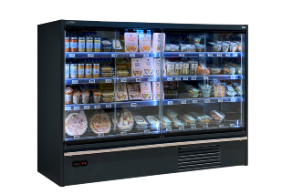 Convenience cooler with energy-efficient solutions