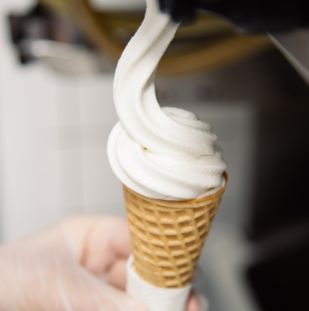 Soft serve ice cream machines.