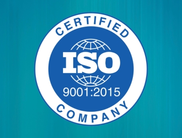 ISO 9001:2015 certification .